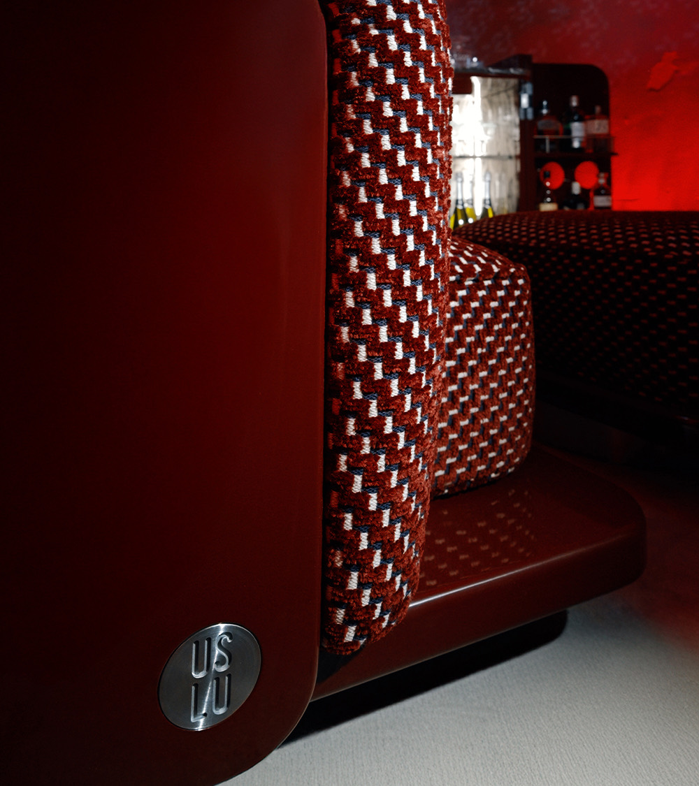 The Laidback Lounge Chair, upholstery detail
